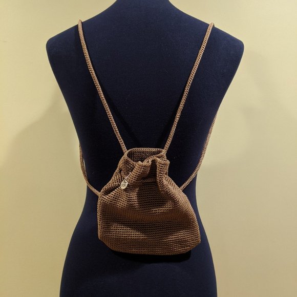 The Sak Handbags - The Sak Brown Drawstring Mini Backpack